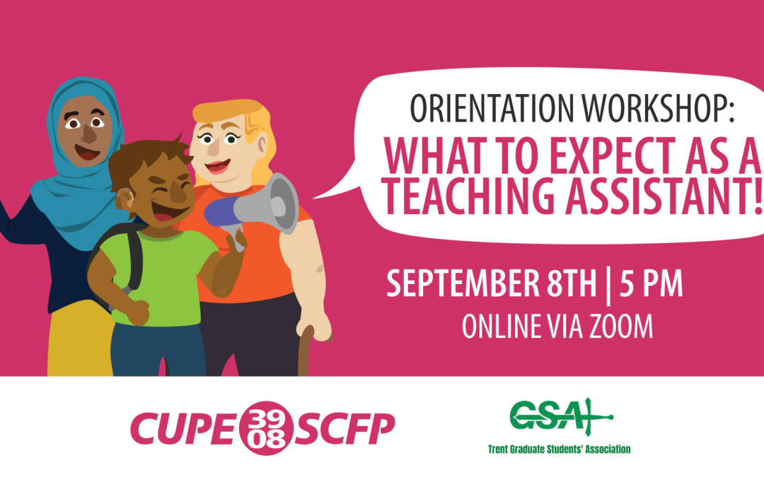 Orientation Workshop: What to Expect as a Graduate Teaching Assistant 2022