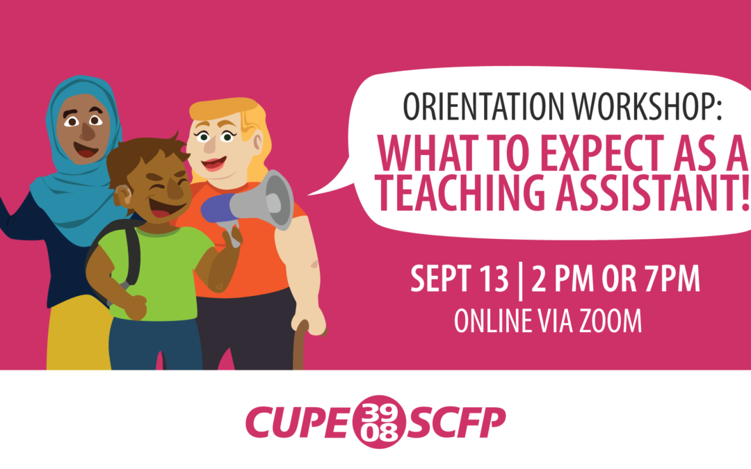 Orientation Workshop: What to Expect as a Graduate Teaching Assistant 2023