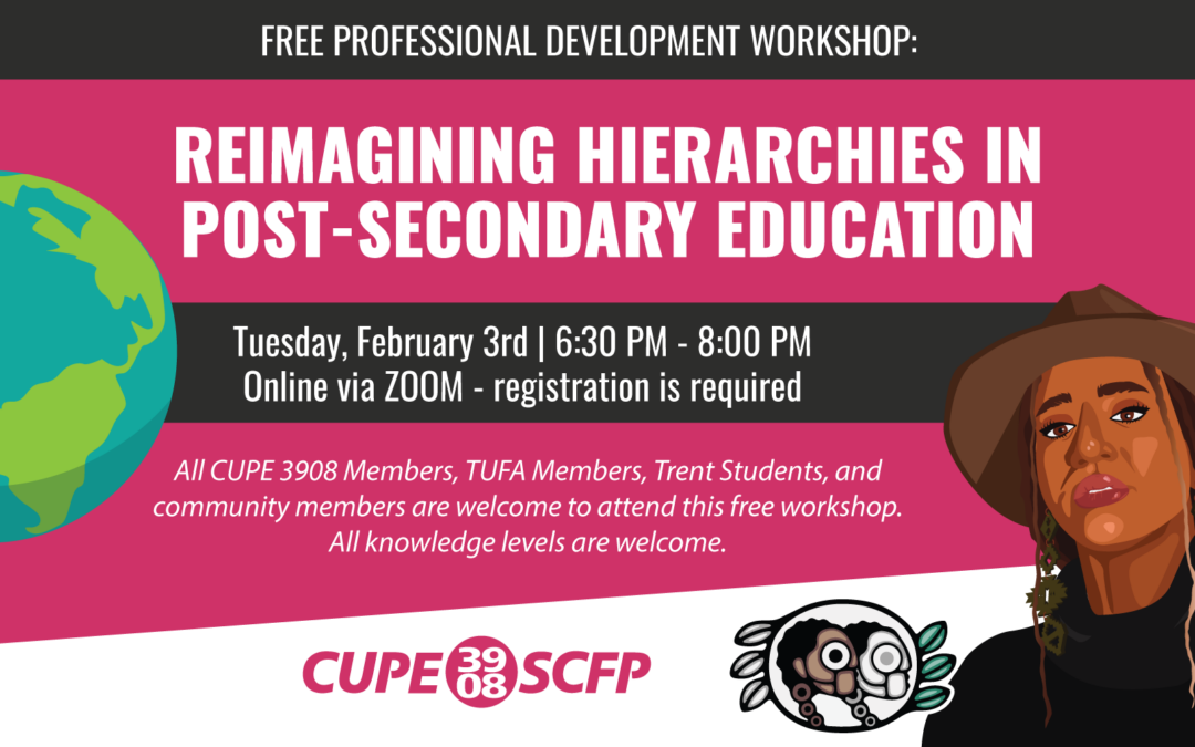 FREE EQUITY TRAINING: Reimagining Hierarchies in Post-Secondary Education